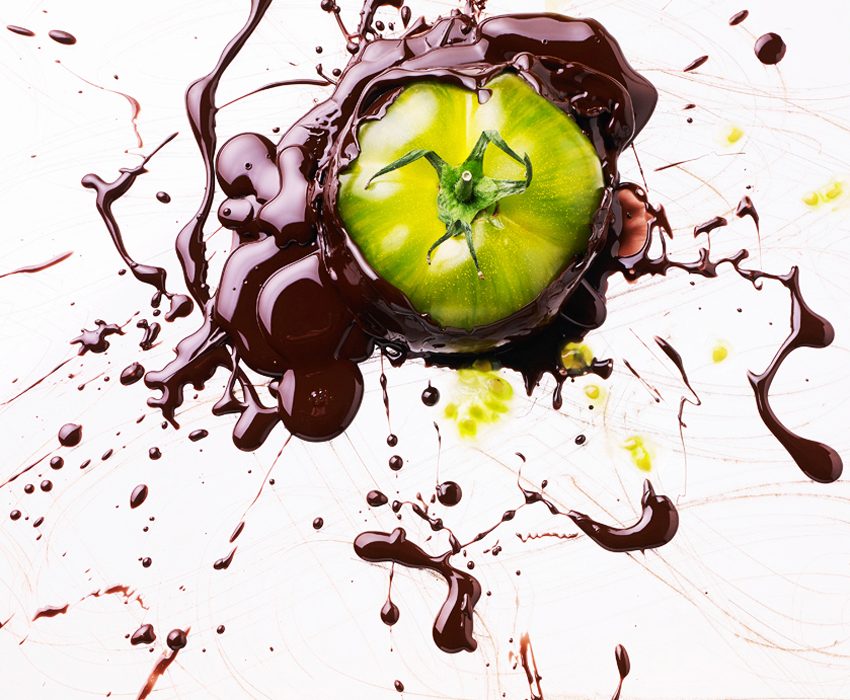 Art & Food: JM.Cosmetic food tomate verte chocolatee Julie MECHALI