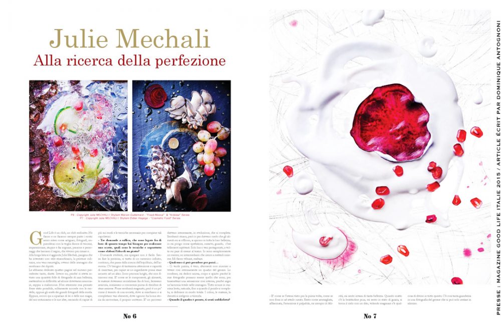 Dossier de presse: Good life 02-2015 Julie MECHALI